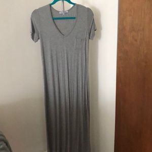 🌟New Velvet Torch grey maxi dress